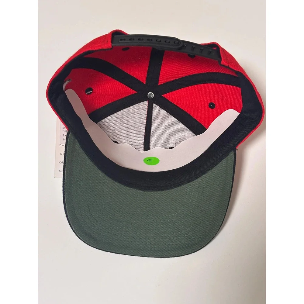 Mitchell & Ness Youth Kids Chicago Bulls Red Retro Precurved Snapback Hat New